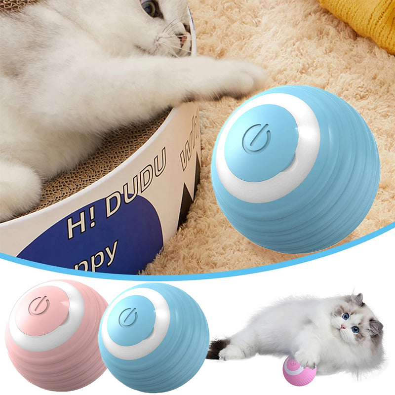 Pelota Inteligente para Gatos – Juguete Automático Recargable 360°