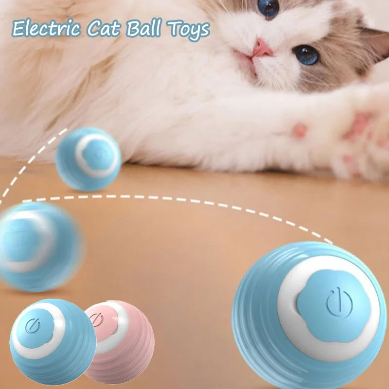 Pelota Inteligente para Gatos – Juguete Automático Recargable 360°